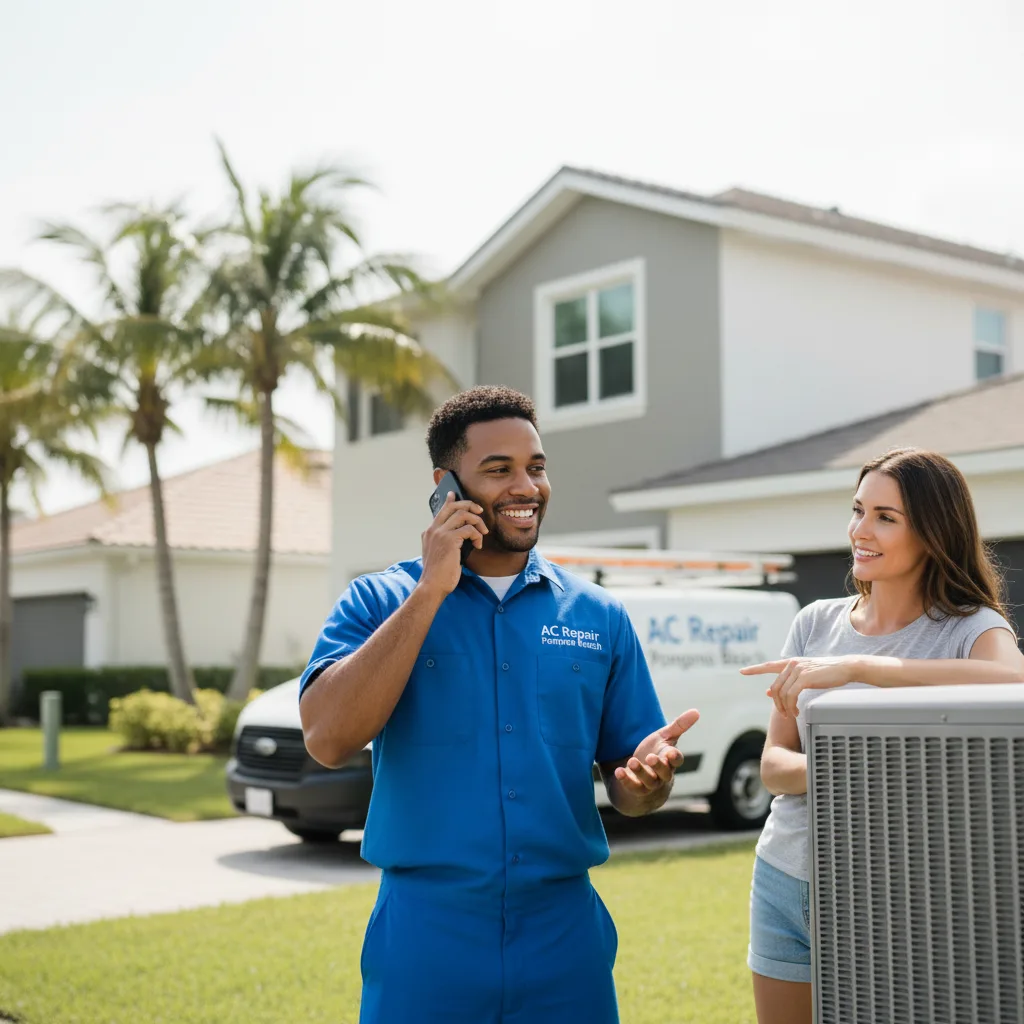AC Repair Pompano Beach customer support in Bertram